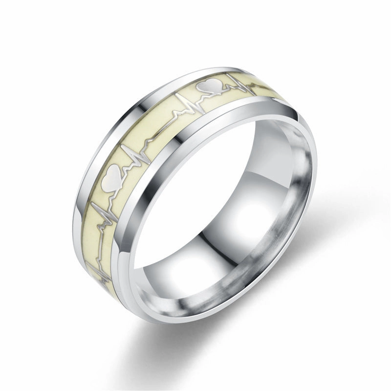 Wholesale Heart Shape Stainless & Titanium Rings