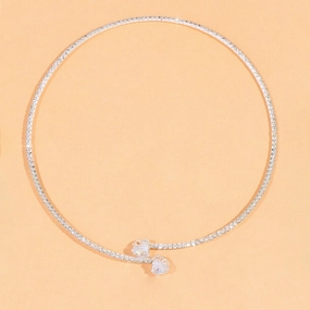 Wholesale Heart Shiny Alloy Necklaces