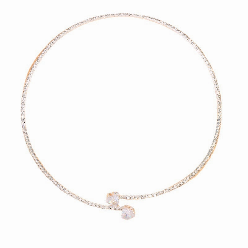 Wholesale Heart Shiny Alloy Necklaces