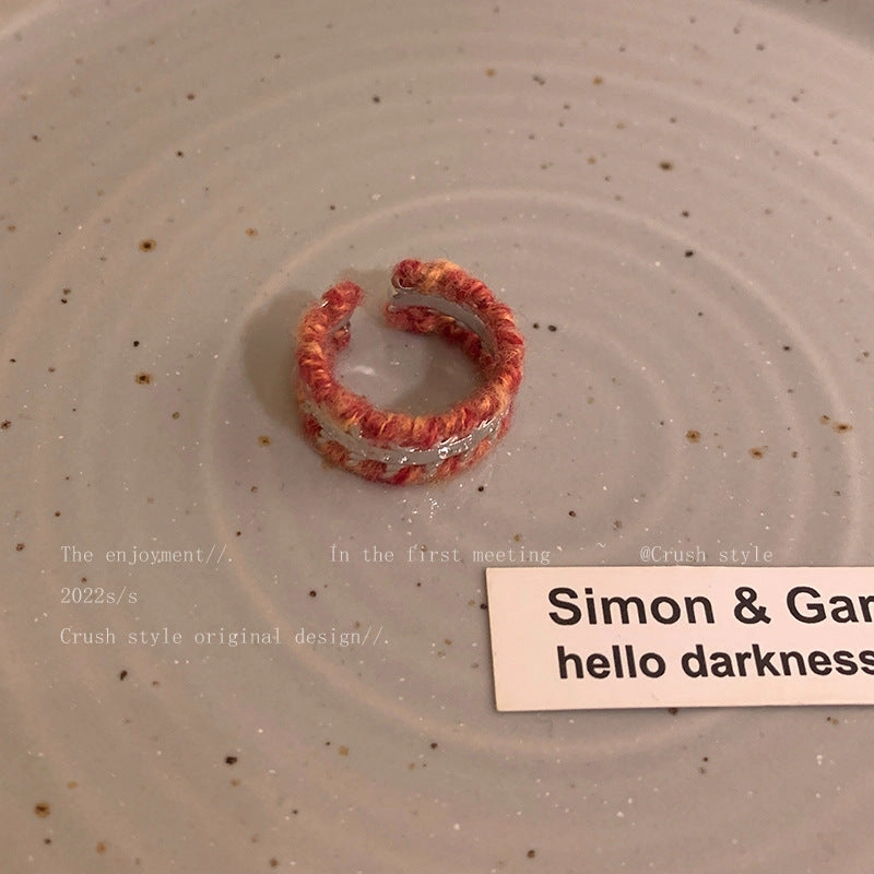 Wholesale Heart Zircon Plush Alloy Rings