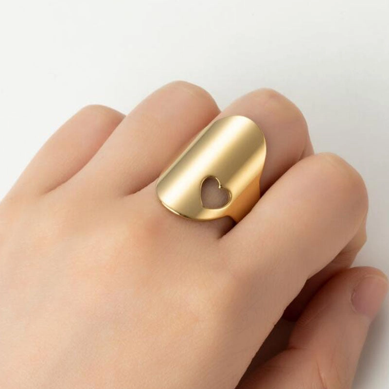 Wholesale Hearts Cross Titanium Rings