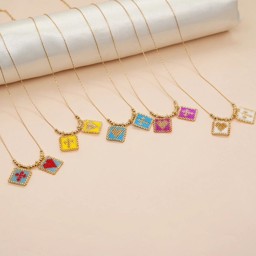 Wholesale Hearts Crosses Imitation Pearl Necklaces