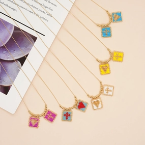 Wholesale Hearts Crosses Imitation Pearl Necklaces