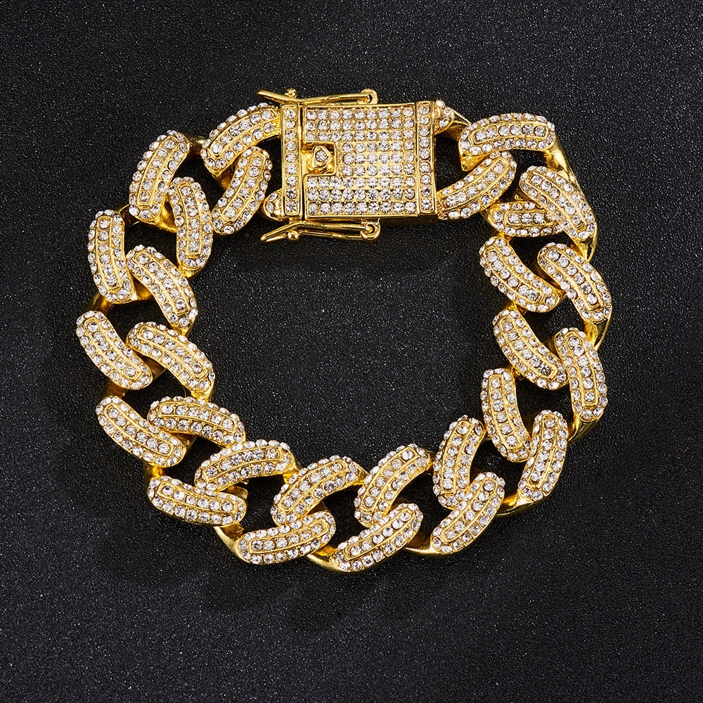 Wholesale Hip Hop 19mm Bold Alloy Necklaces