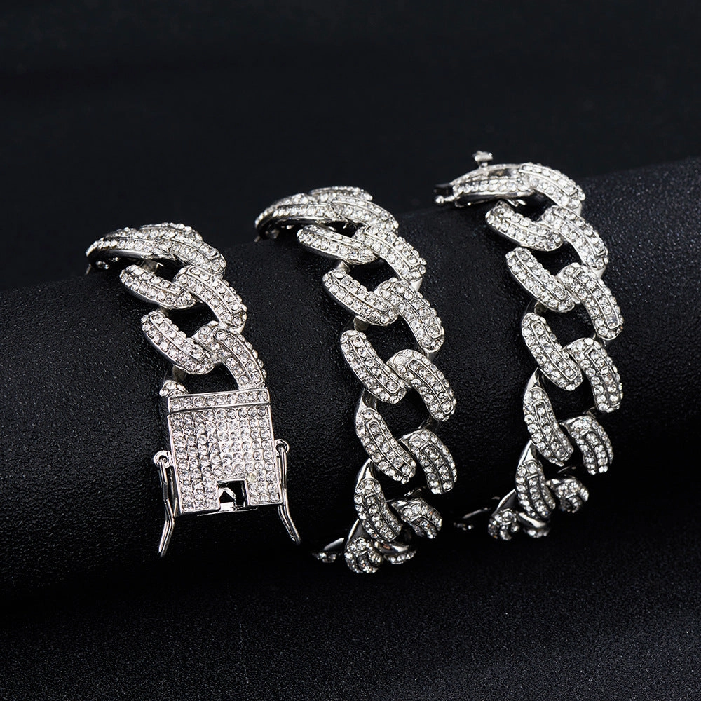 Wholesale Hip Hop 19mm Bold Alloy Necklaces