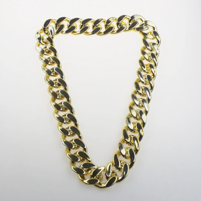 Wholesale Hip Hop Cuban Plastic ABS Necklaces