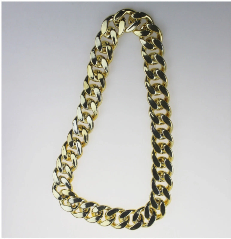Wholesale Hip Hop Cuban Plastic ABS Necklaces