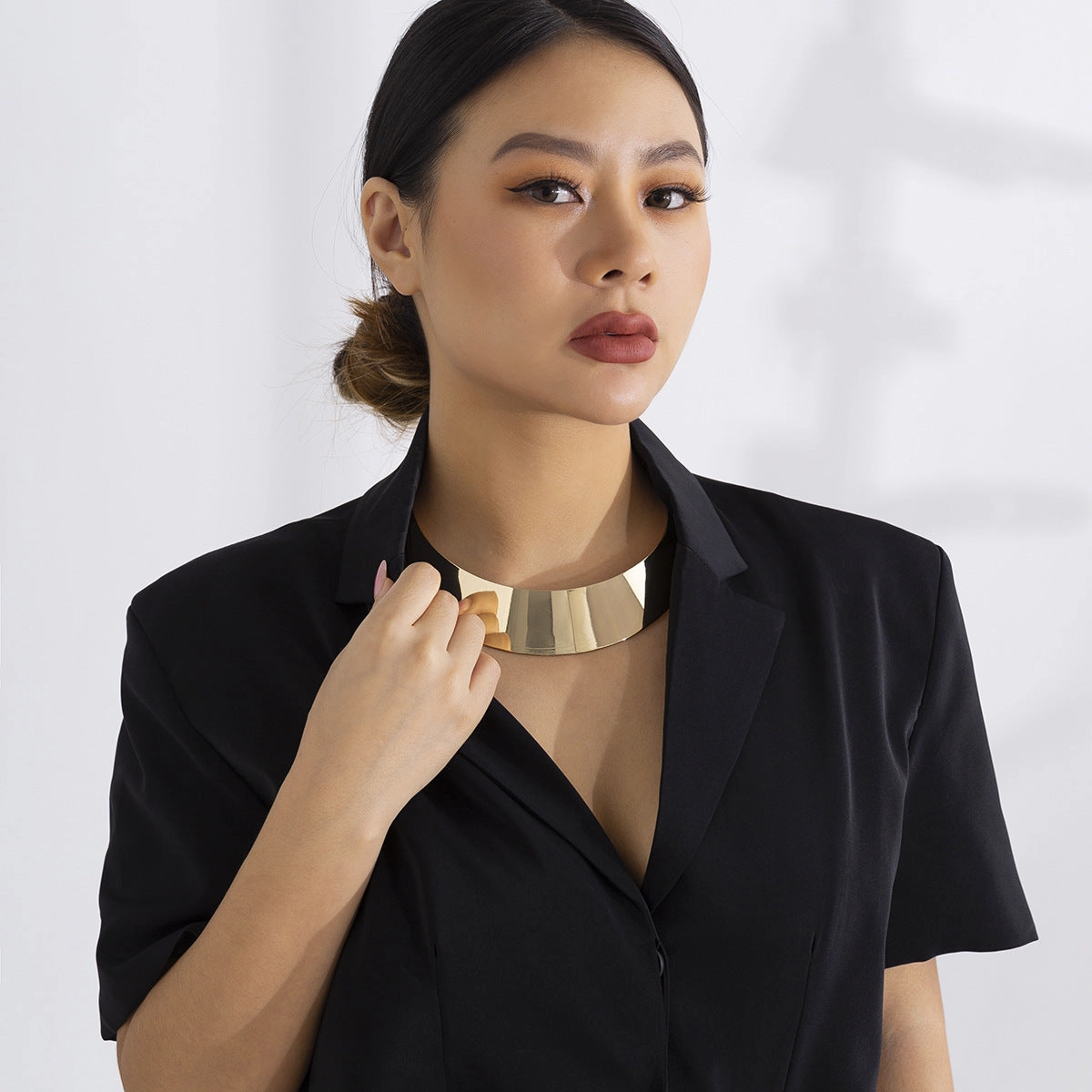 Wholesale Hip Hop Metal Punk Necklaces