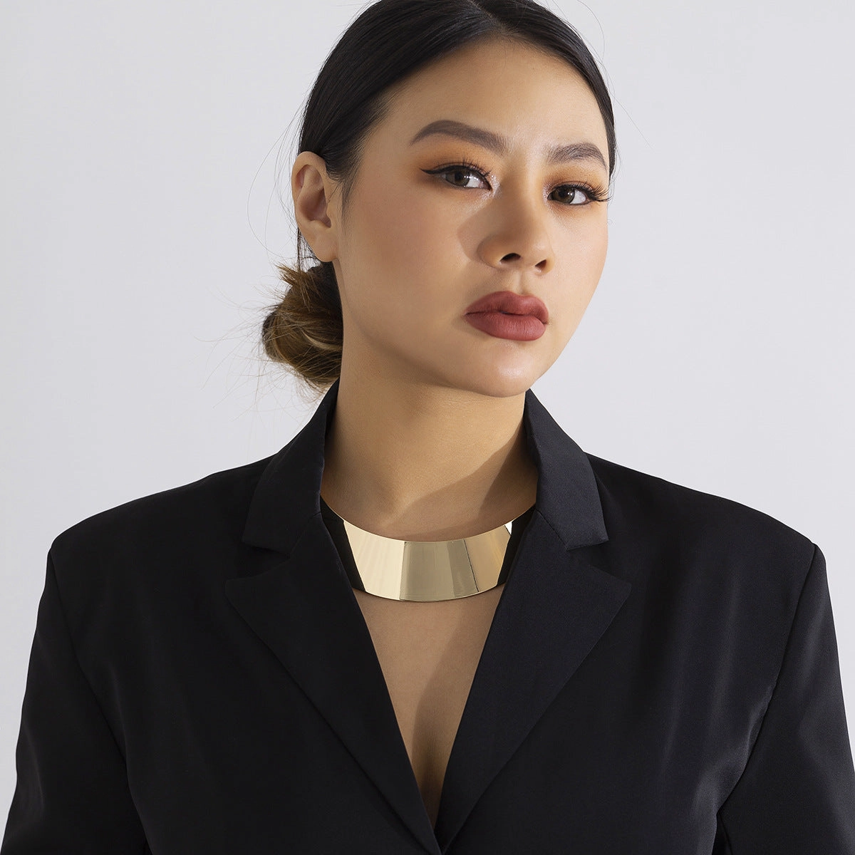 Wholesale Hip Hop Metal Punk Necklaces