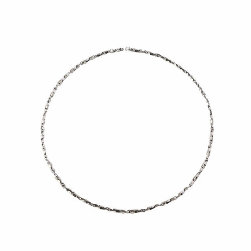 Wholesale Hip Hop Mobius Ring Titanium Steel Temperament Stainless Steel Necklaces
