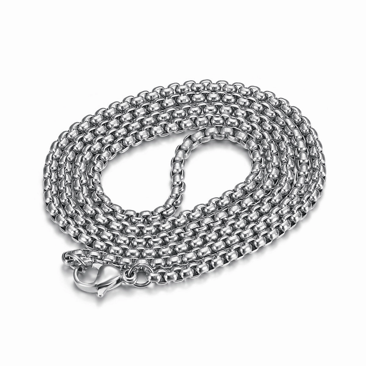 Wholesale HIPHOP titanium steel gold-plated diamond-embedded Jersey pendant necklace