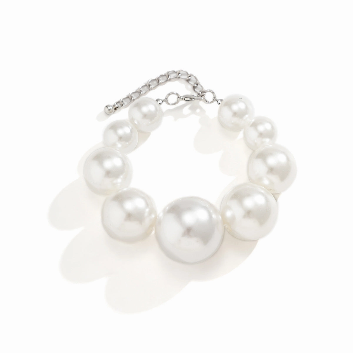 Wholesale Imitation Pearl Beads Chain Earrings Bracelet Necklaces Set