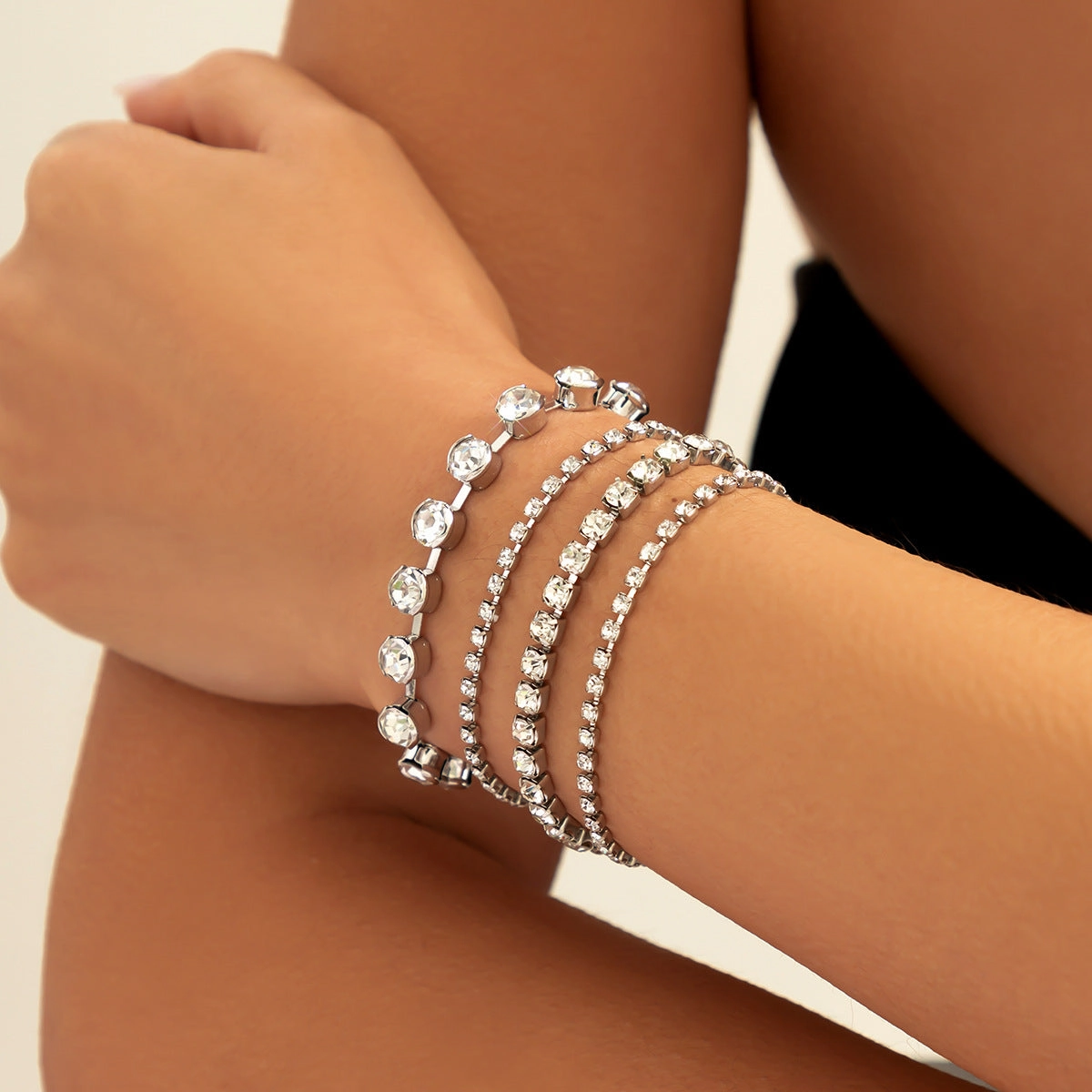 Wholesale Imitation Pearl Bracelet Set