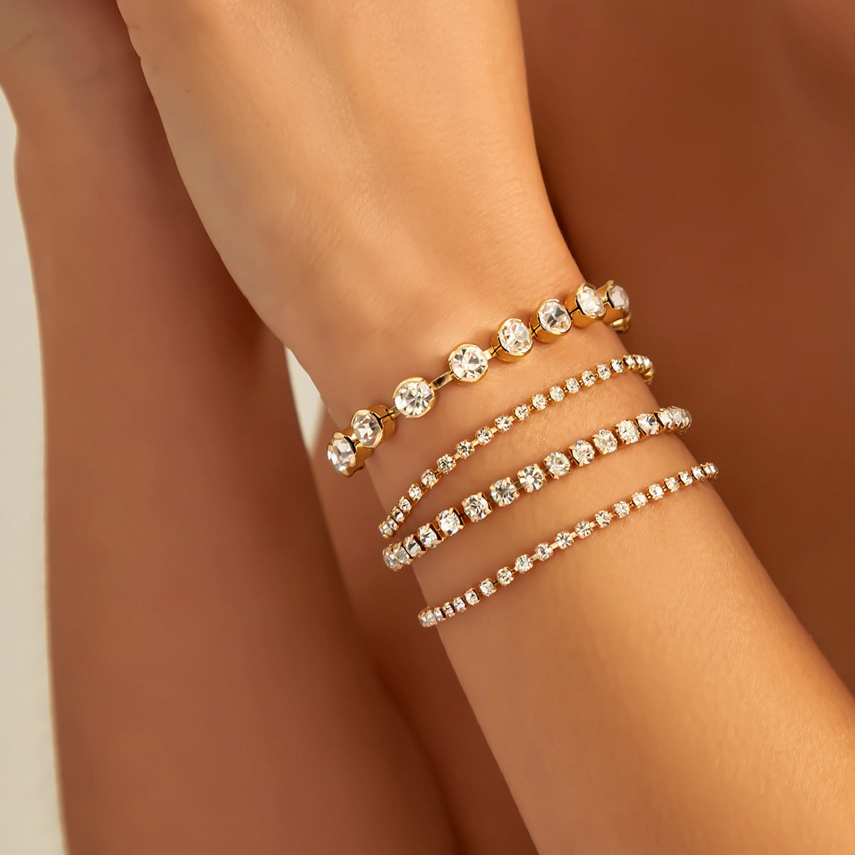 Wholesale Imitation Pearl Bracelet Set