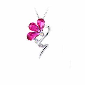 Wholesale Inlaid Crystal Alloy Necklaces