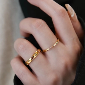 Wholesale Japanese and Korean Gold Copper Rings