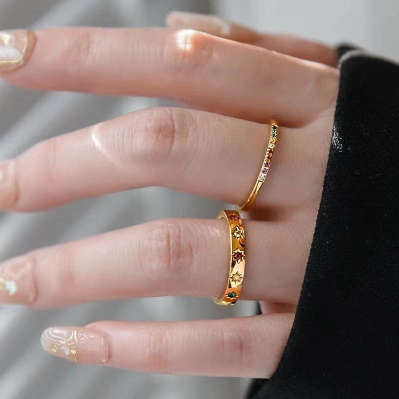 Wholesale Japanese and Korean Gold Copper Rings