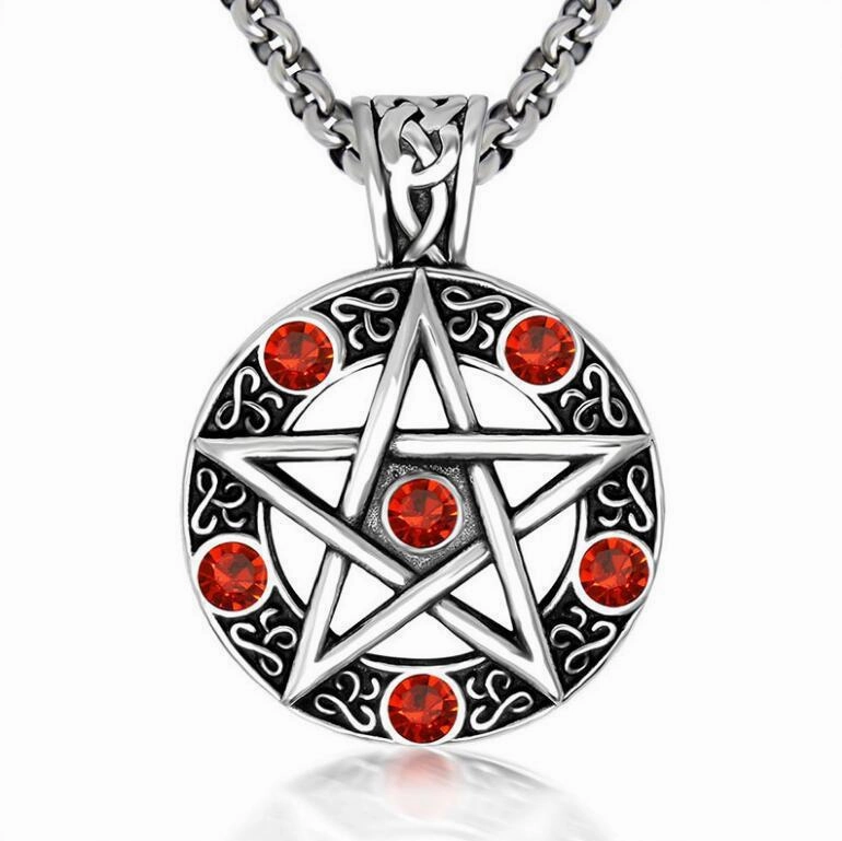 Wholesale Jewelry Stainless Steel Boho Style Skull Pendant Necklace