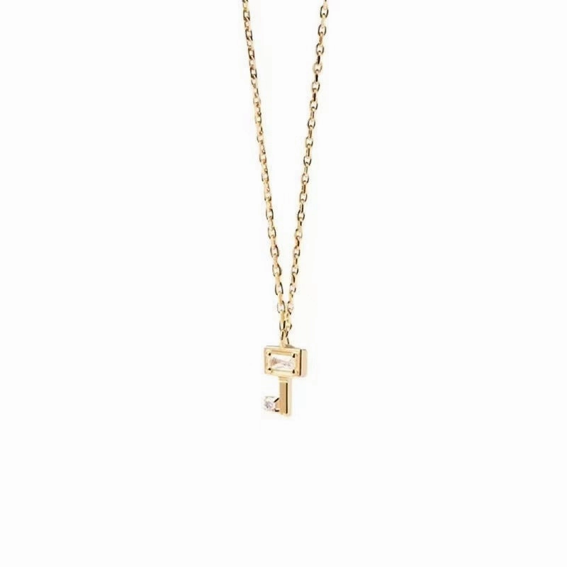 Wholesale Key Clavicle Brass Copper Necklaces