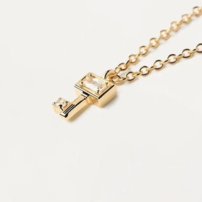 Wholesale Key Clavicle Brass Copper Necklaces