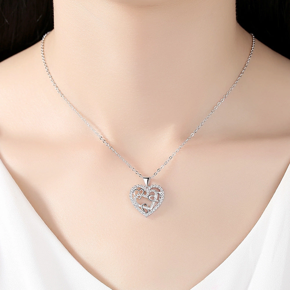 Wholesale Love Heart Copper Necklaces