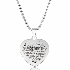 Wholesale Love Heart Stainless Steel Pendant Titanium Steel Necklaces