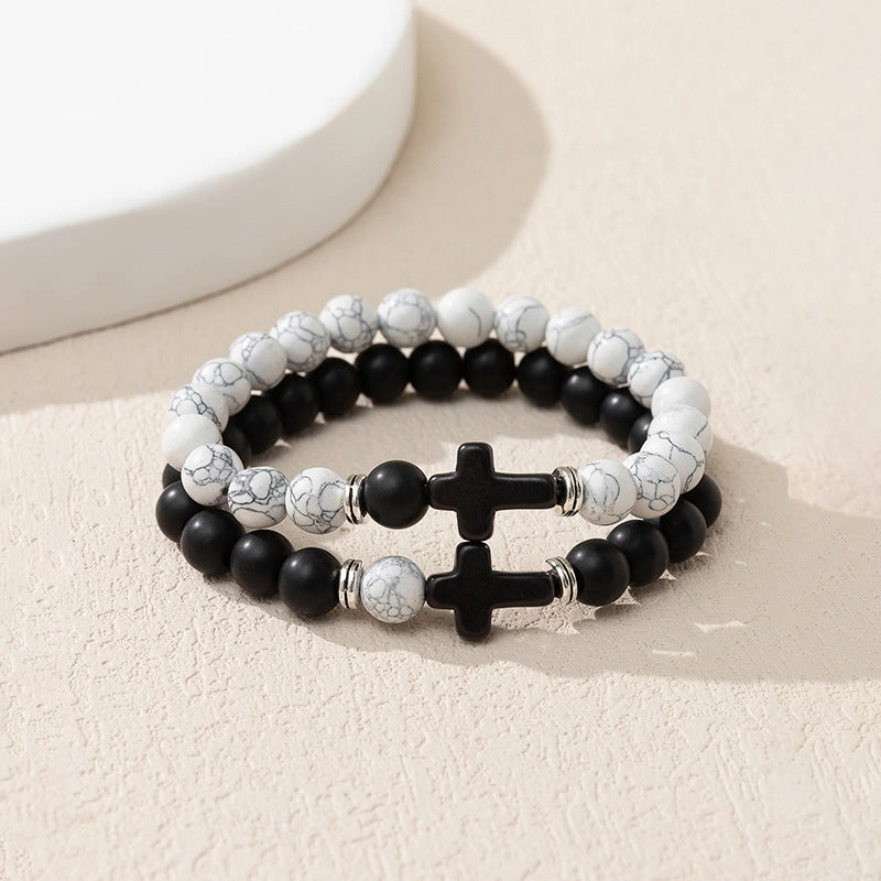 Wholesale Love Magnetic Elastic Bracelet Set