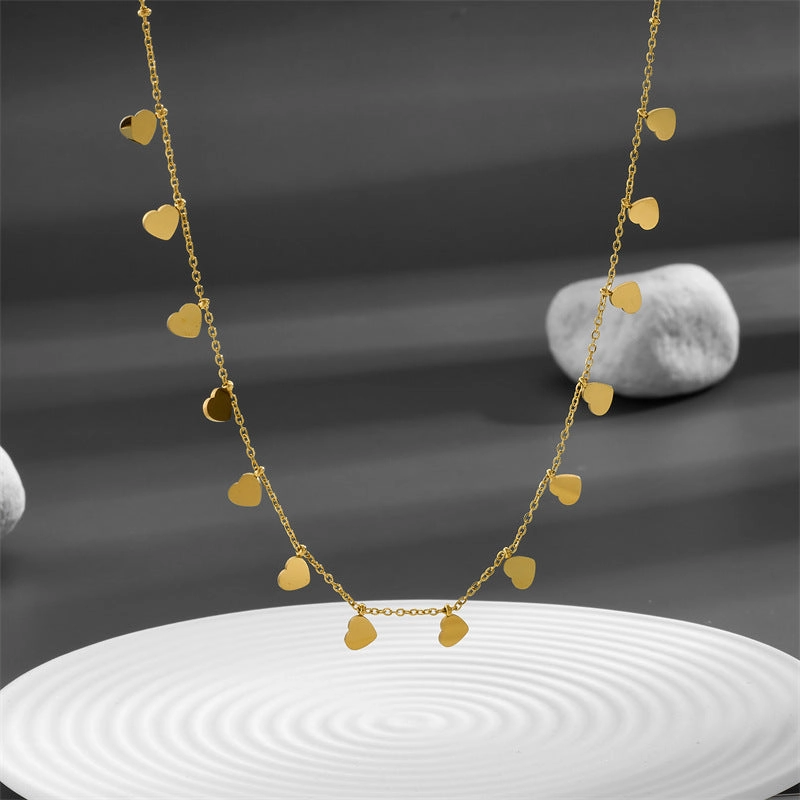 Wholesale Love Moon Star Stainless Steel Necklace
