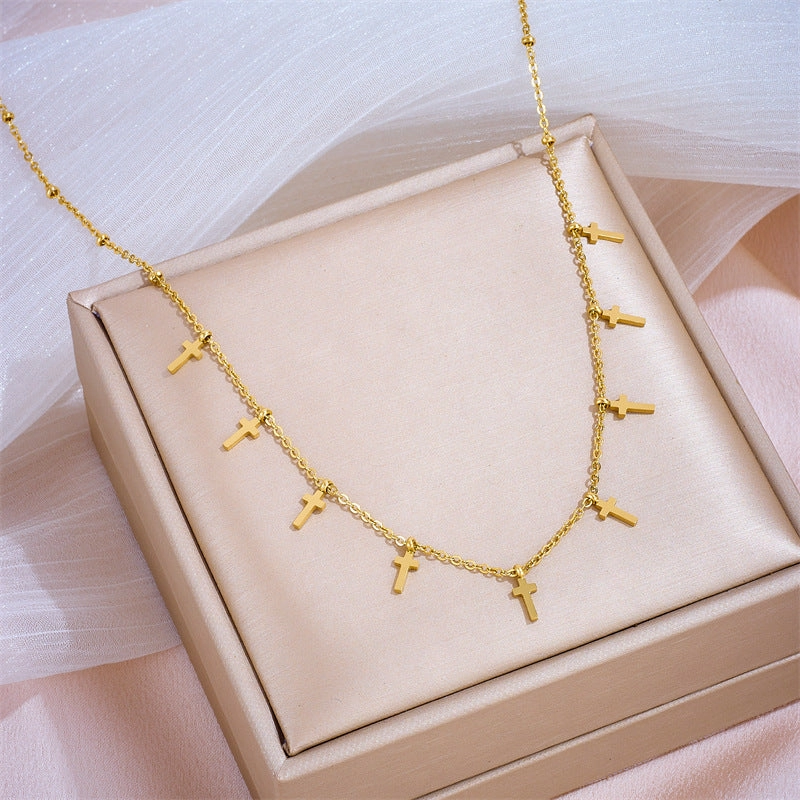 Wholesale Love Moon Star Stainless Steel Necklace