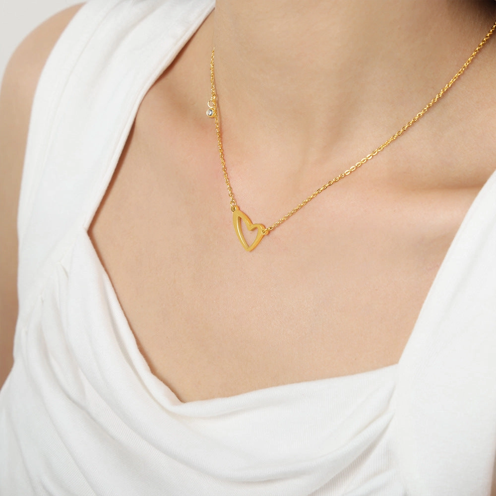 Wholesale Love Titanium Steel Necklaces