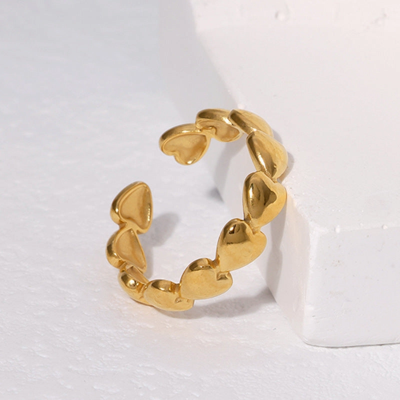 Wholesale Love Titanium Steel Open Ring