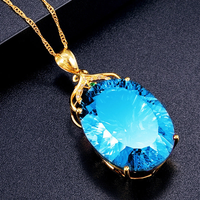 Wholesale Luxury Amethyst Alloy Necklaces