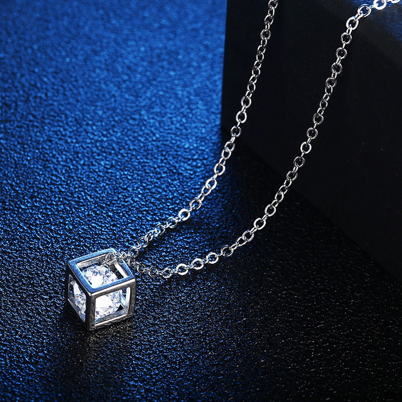 Wholesale Magic Square Diamond Alloy Necklaces