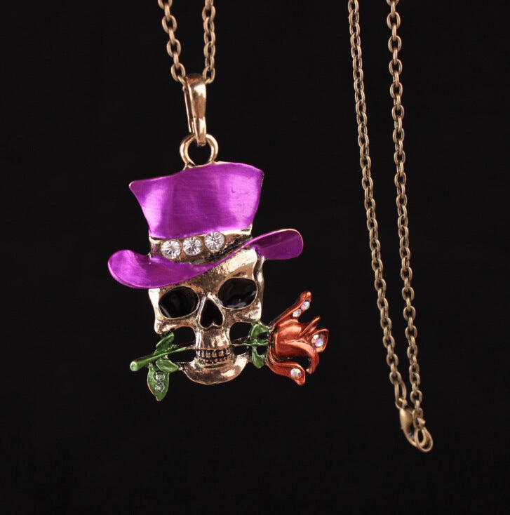 Wholesale Magician Rose Alloy Necklace