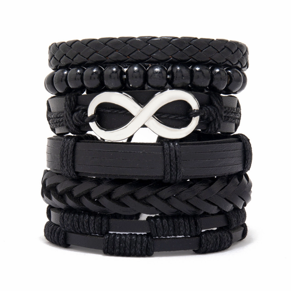 Wholesale Men's Braided Bracelet Combo Set