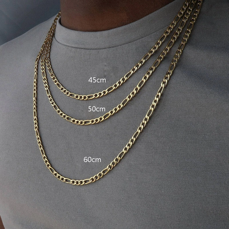 Wholesale Men's Hip Hop Metal Necklaces