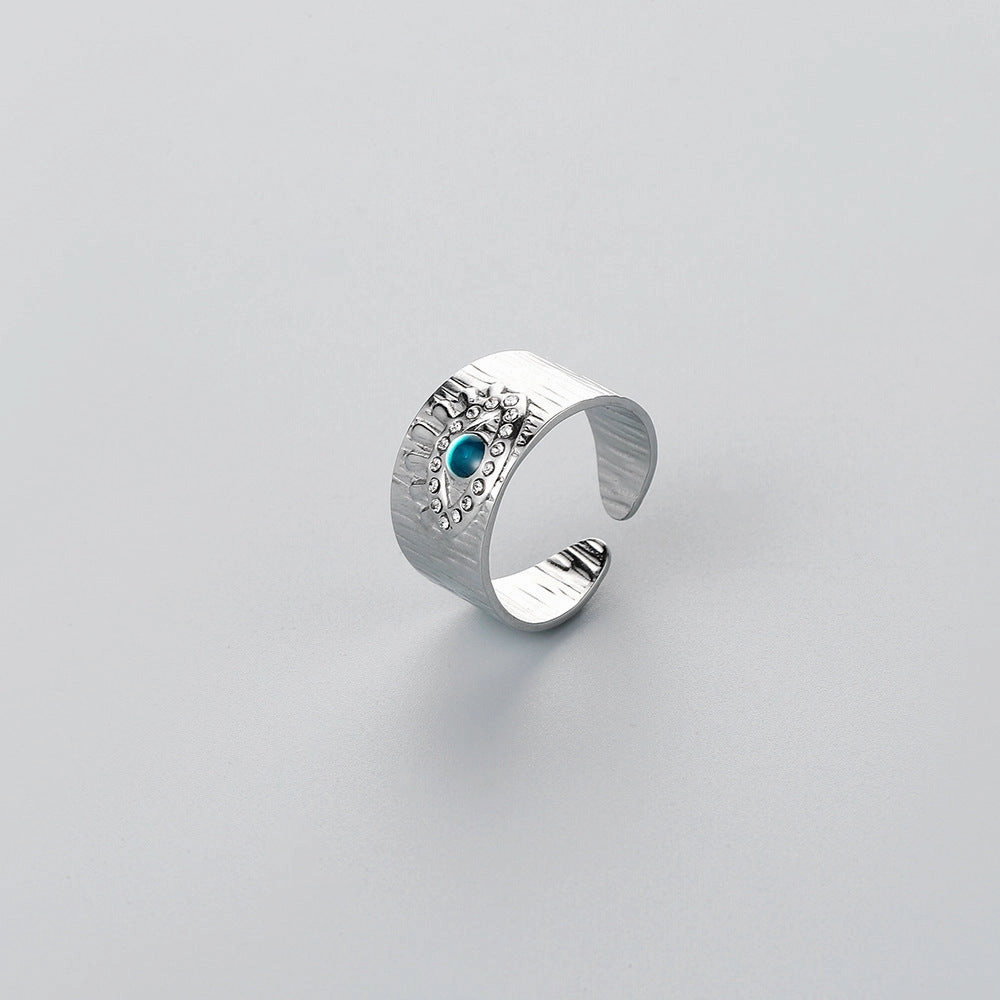 Wholesale Men's Stainless Steel Devil Eye Alloy Rings