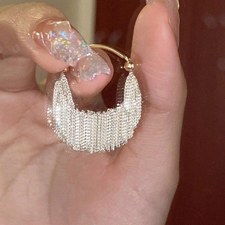 Wholesale Metal Chain Tassel Ring