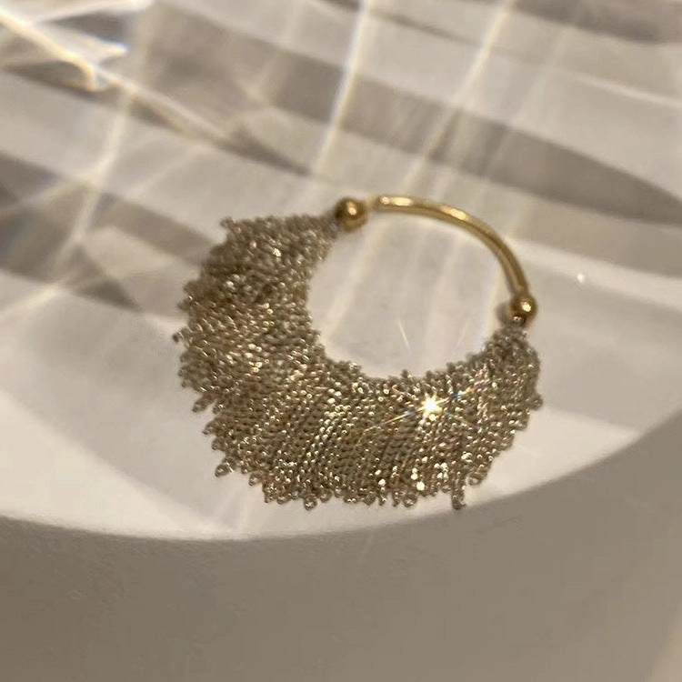 Wholesale Metal Chain Tassel Ring