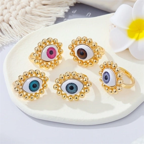 Wholesale Metal Devil Eye Ring