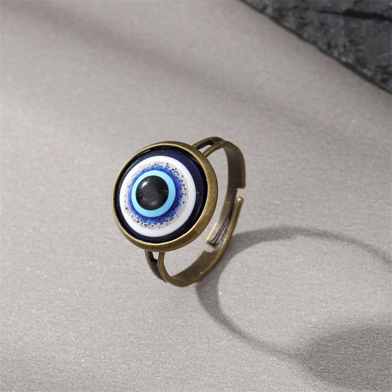 Wholesale Metal Devil Eye Ring Set