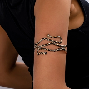 Wholesale Metal Leopard Irregular Snake Arm Ring ultiple Occasions