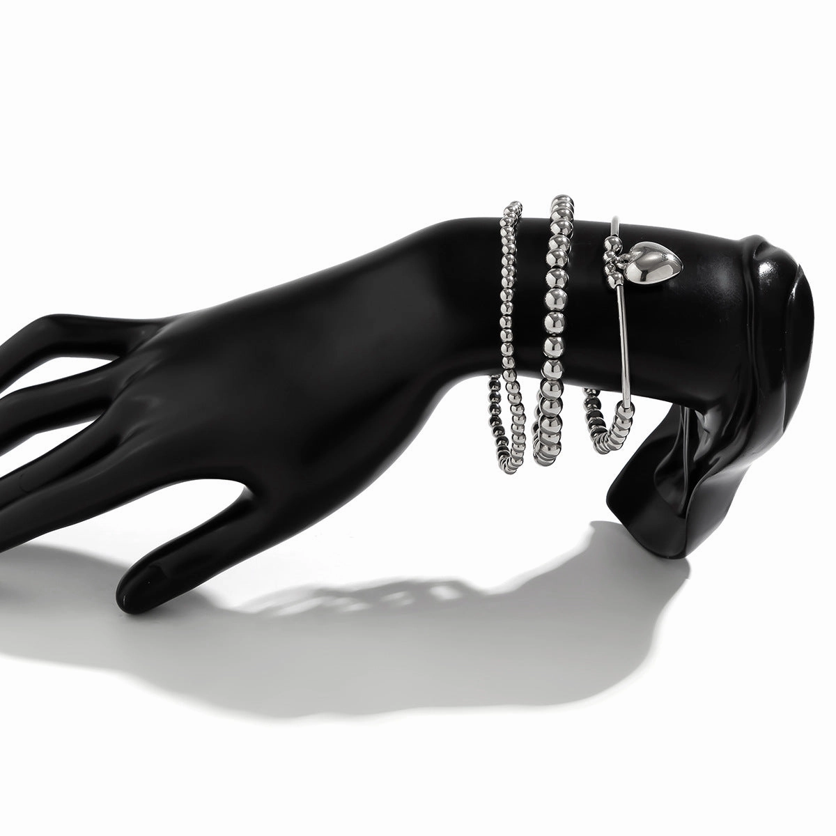 Wholesale Metal Love Pendant Bracelet Set