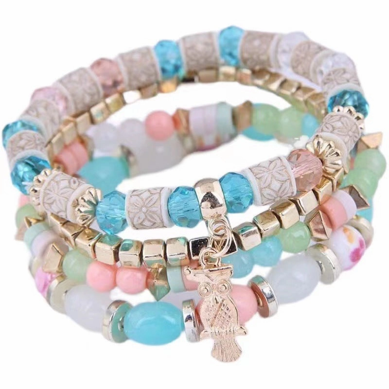 Wholesale Metal Owl Alloy Bracelet