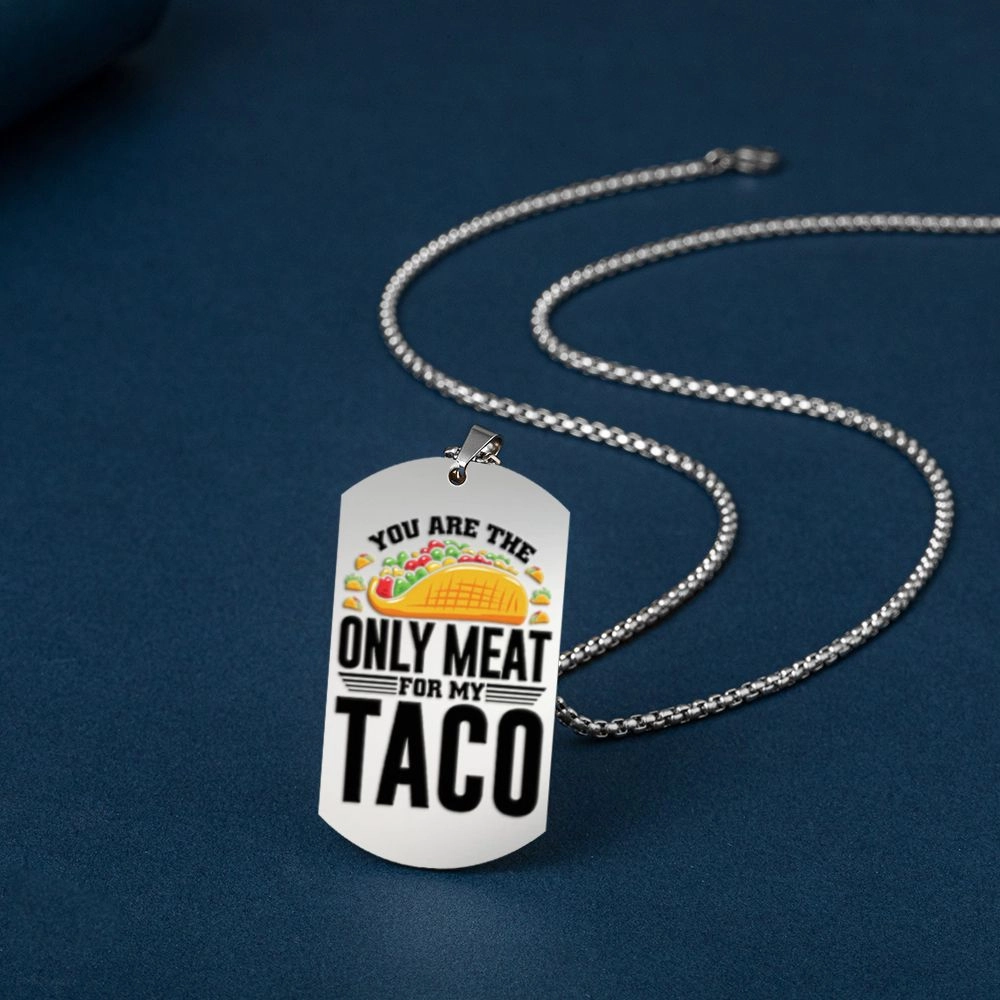 Wholesale Mexican Corn Rolls Stainless Steel Necklace