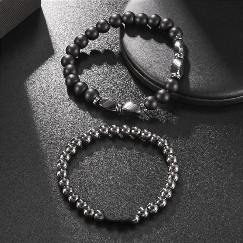Wholesale Micro-paved Zirconia Dice Bracelet Set