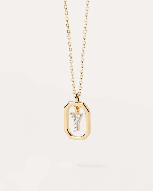 Wholesale MINI Alphabet Silver Necklaces