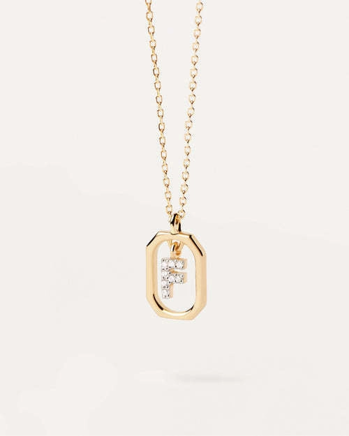 Wholesale MINI Alphabet Silver Necklaces