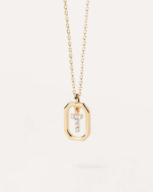 Wholesale MINI Alphabet Silver Necklaces