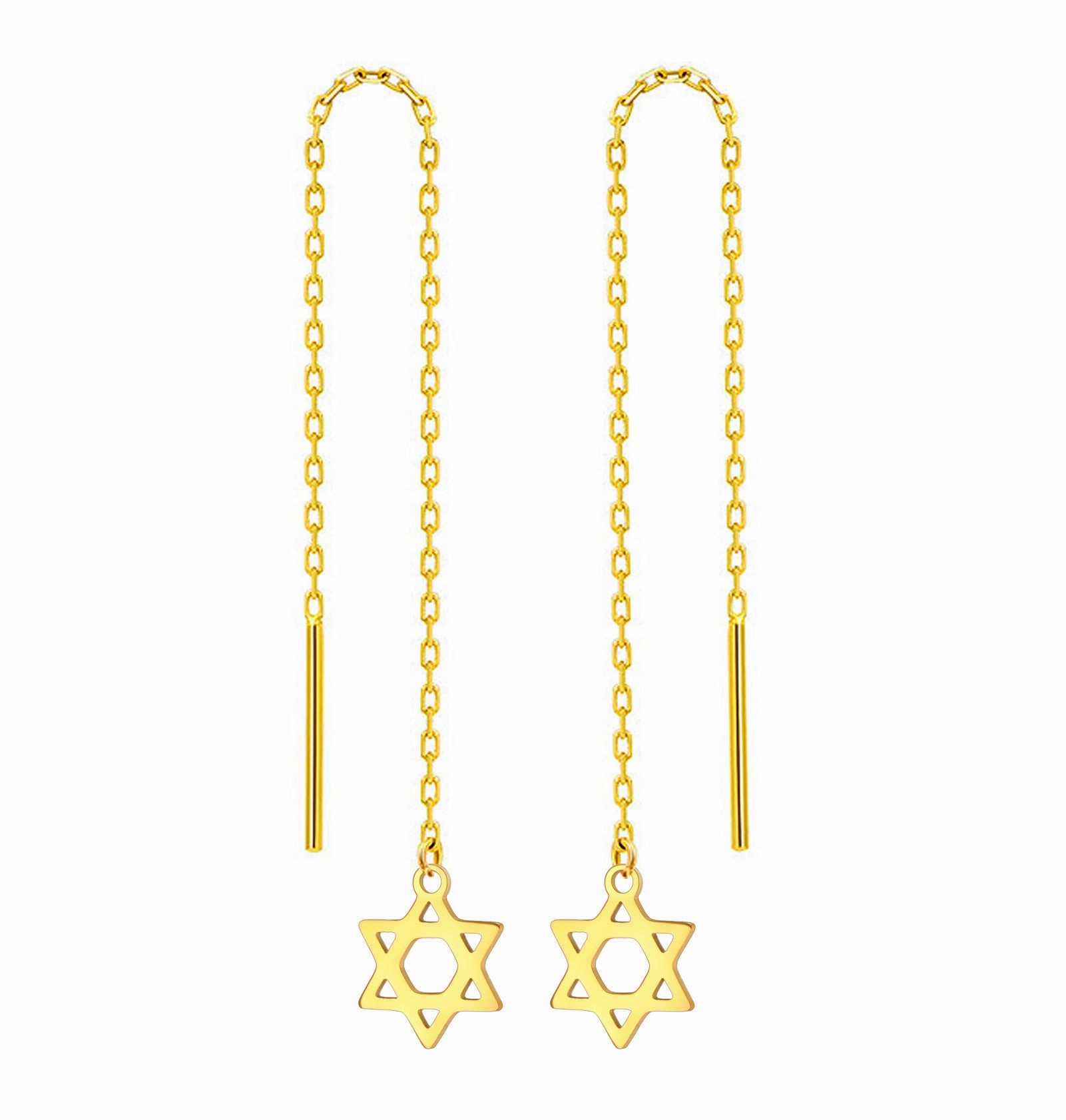 Wholesale Mini six-pointed star pendant stainless steel necklace